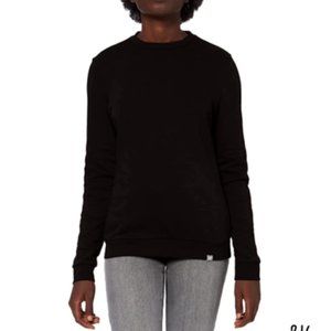 NEW!! Care of by Puma Sweatshirt Medium M Black Crew Neck Long Sleeve